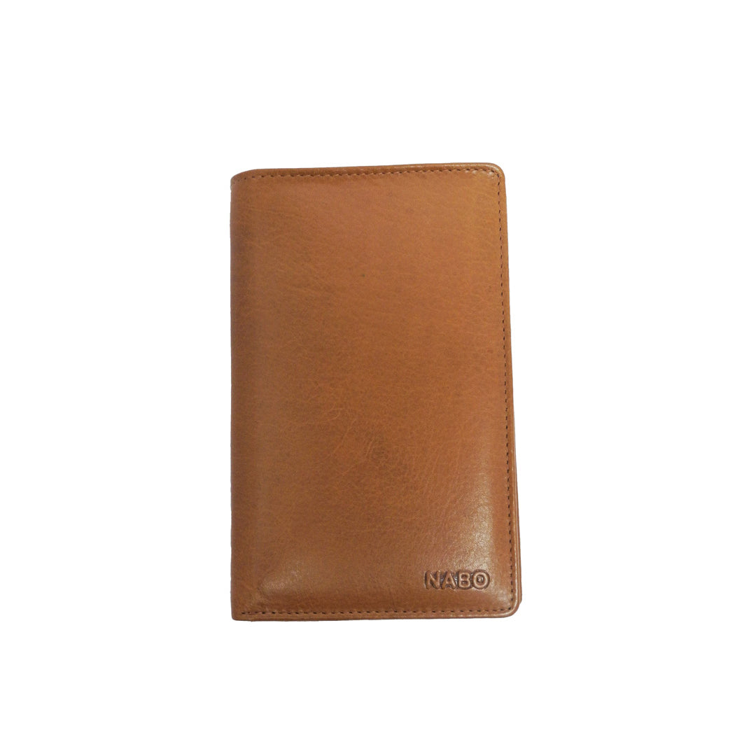 Large Leather Wallet NK 252 - Brown