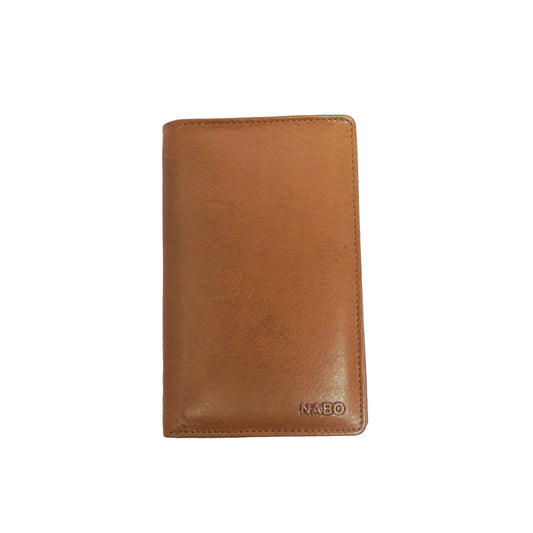 Large Leather Wallet NK 252 - Brown